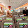 Service is surprisingly good for an economy class flight.