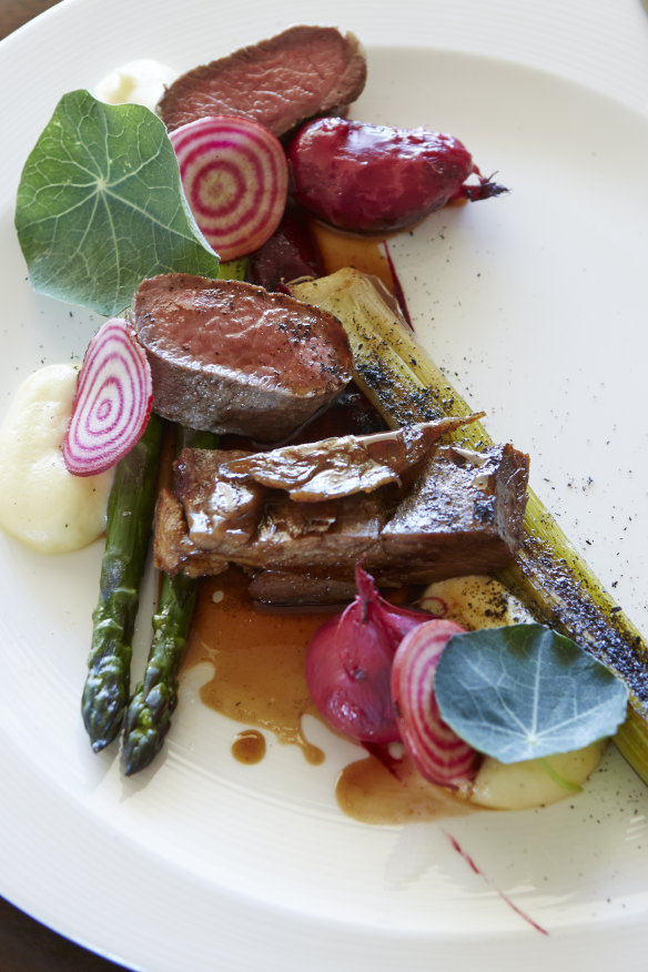 A sample of one of the dishes at Margan.