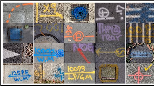 I realised I quite liked the squiggles, even fancied I could recognise the handiwork of ­individual markers.