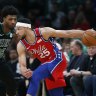 NBA wrap: Simmons stars in 76ers' loss to the Celtics