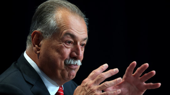 Andrew Liveris has sought to reassure Olympic stakeholders that Brisbane 2032 is on track.