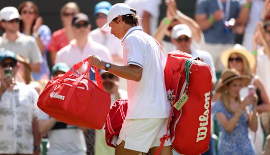 Alex de Minaur's Wimbledon is over for another year.