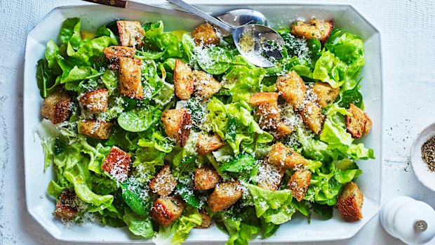 Winter green salad.