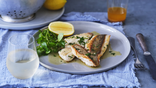 Adam Liaw’s simple snapper meuniere.