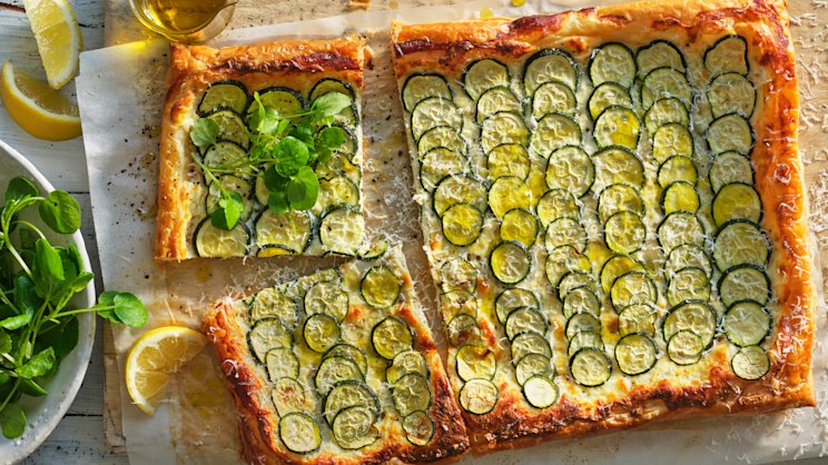 Tart Zucchini Tomato Mushroom Bake Easy Summer Tomato Tart Blue