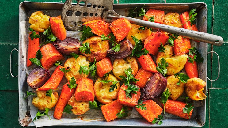 Potato tray bake recipe