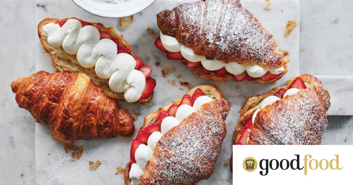 Strawberry and cream croissant recipes