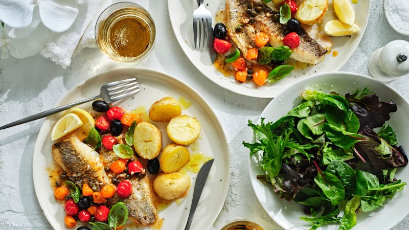 Strategic updates regarding ‘Super-simple’ snapper fillets with cherry tomatoes, white wine, capers and olives