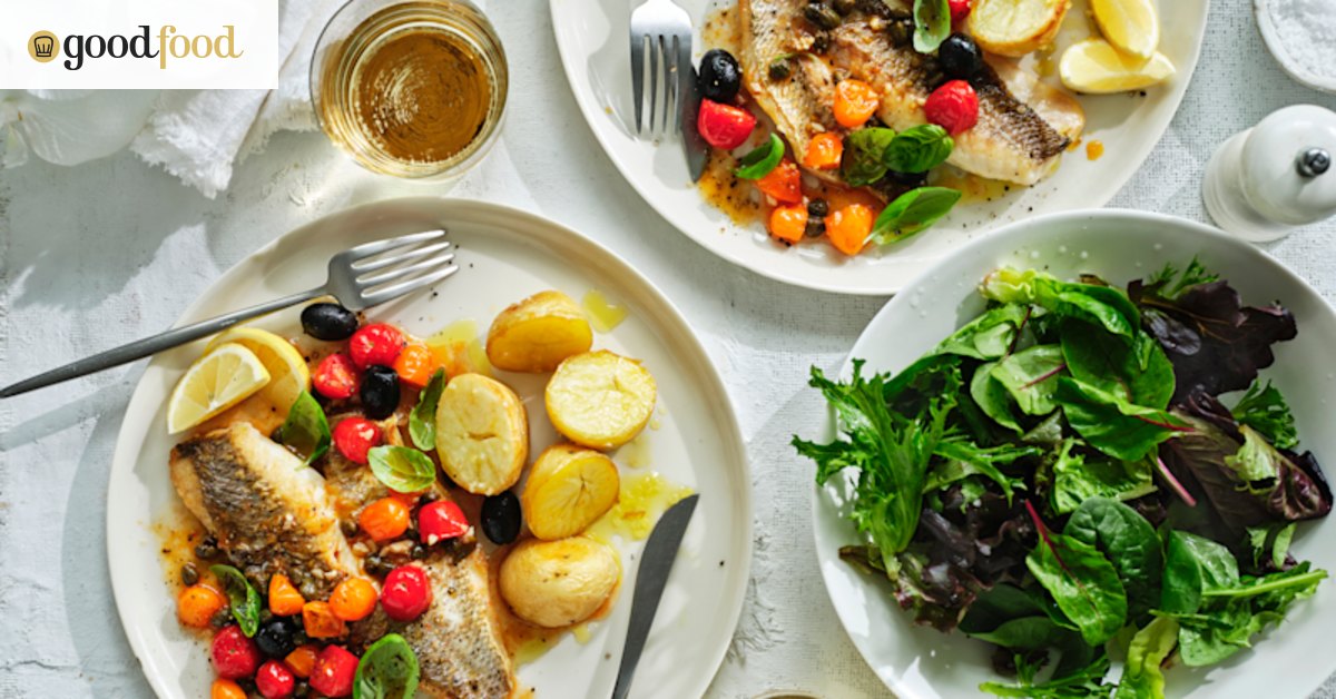 Danielle Alvarez’s ‘super-simple’ fish with tomatoes, wine, capers and olives