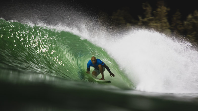 Night riders: Why Kelly Slater’s divisive desert wave pool has put elite surfers in spotlight