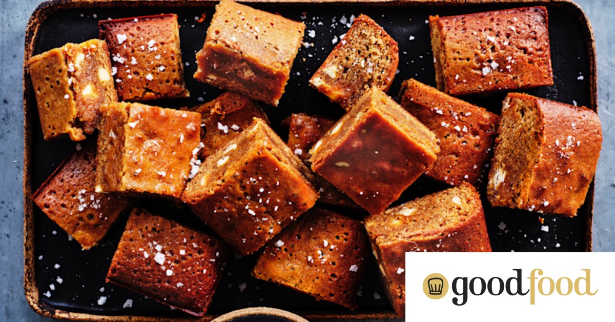 Adam Liaw’s caramel blondies