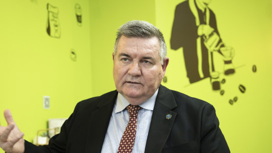 Detective Superintendent Danny Doherty at Arc Cafe.