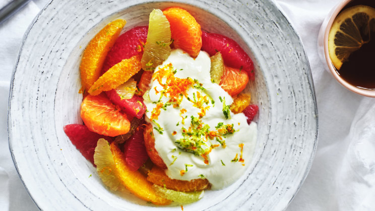 Adam Liaw’s simple breakfast proves fruit salad isn’t just for summer-image