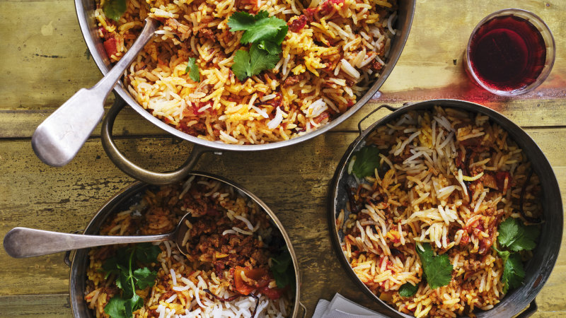 Adam Liaw’s kheema rice
