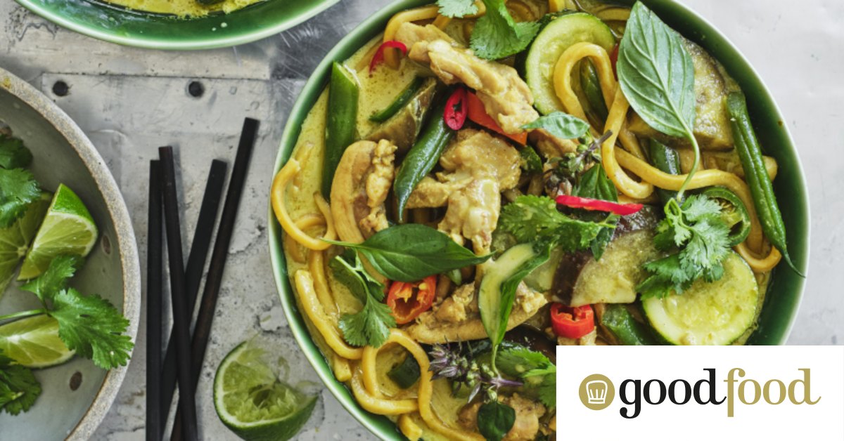 Adam Liaw’s green curry noodles