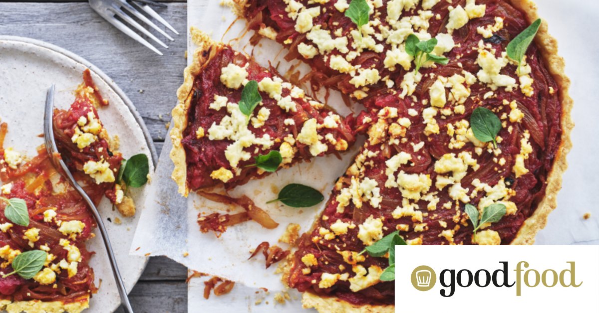 Tomato, cheese and onion tart recipe Tinned tomato recipes