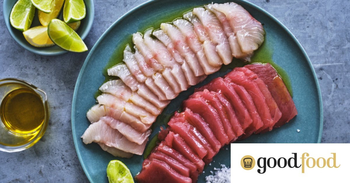 Adam Liaw’s Puglian-style tuna and kingfish crudo