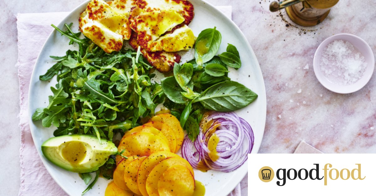 Best halloumi salad recipe