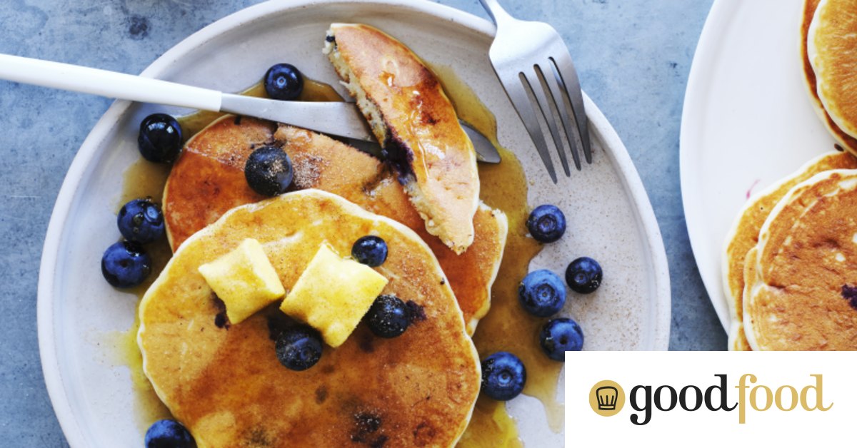 Easy blueberry pancake recipe