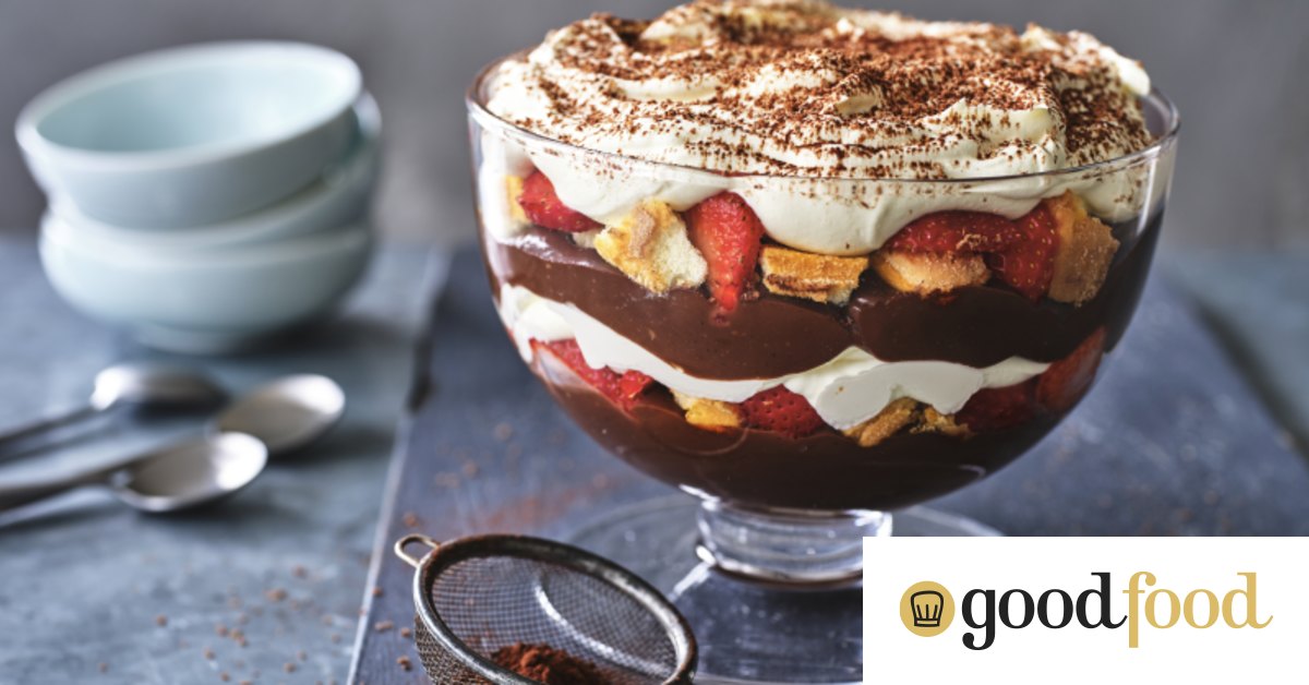 Adam Liaw’s strawberry and chocolate pudding