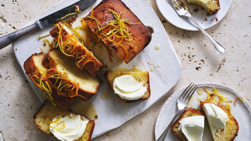 Adam Liaw’s citrus syrup yoghurt loaf