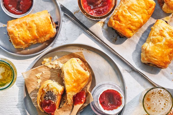 If you don’t want to make your own, substitute with good-quality, store-bought, all-butter puff pastry.