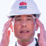 NSW Premier Dominic Perrottet speaks to the media on Monday.