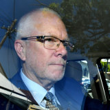Former ABC chairman Justin Milne following his resignation on Thursday.