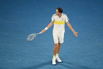 Daniil Medvedev could not find the answers he needed against Novak Djokovic.