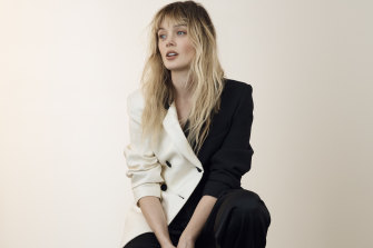 Bella Heathcote: “I know every actor is like, ‘It was my dream job,’ but it really was my dream job. I just loved going to work every day, which is saying something because it’s not like they were easy 
scenes to shoot.”