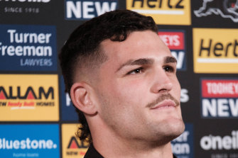 Nathan Cleary’s chin is art.
