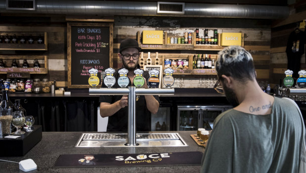Sauce Brewing Co in Marrickville is one business in the Founders First portfolio. 