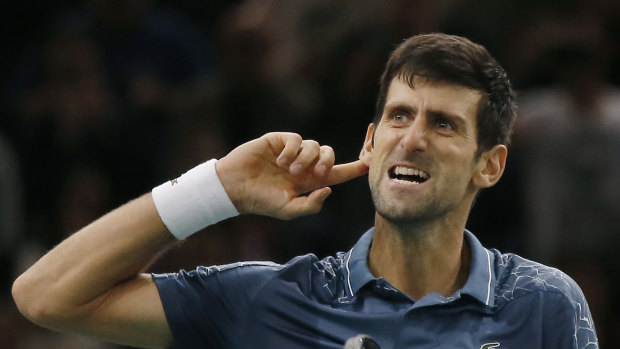 Novak Djokovic will end the year on top of the world.