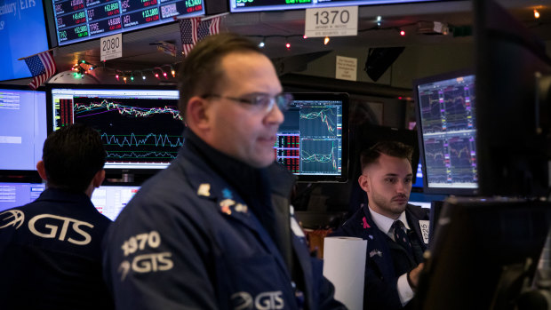 It's another day of volatile trading on the New York Stock Exchange.