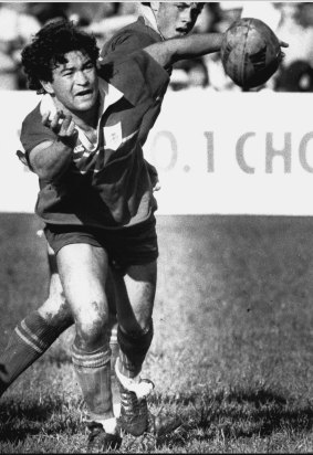 Eddie Jones in action in 1989.