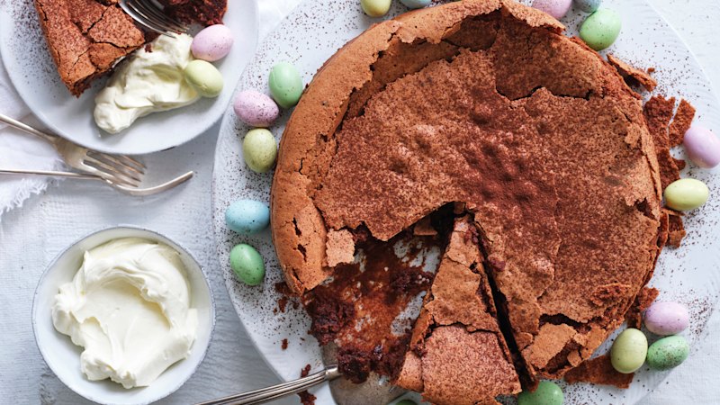 Get ahead for Easter with Helen Goh’s rich yet surprisingly light gluten-free chocolate cake
