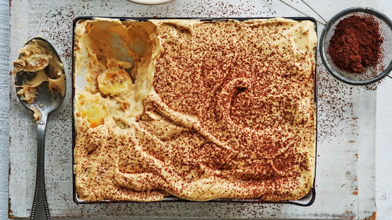 Adam Liaw shares recipe for caramel banana tiramisu