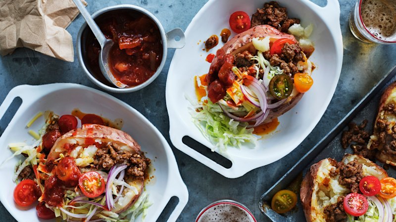 Adam Liaw shares recipe for Mexican-style jacket potatoes