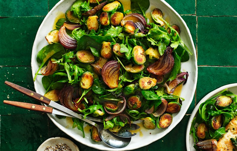 Adam Liaw’s roasted Brussels sprout salad