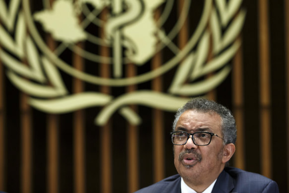 WHO Director-General Tedros Adhanom Ghebreyesus, pictured in February.