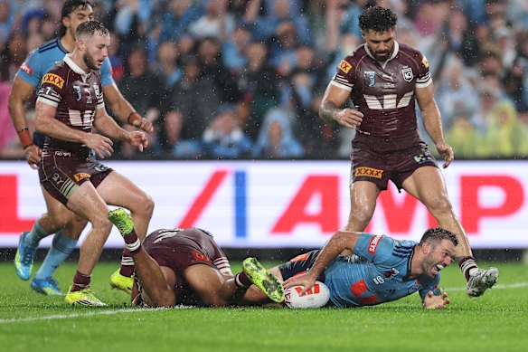 James Tedesco gives NSW a stunning victory in the Origin series opener.