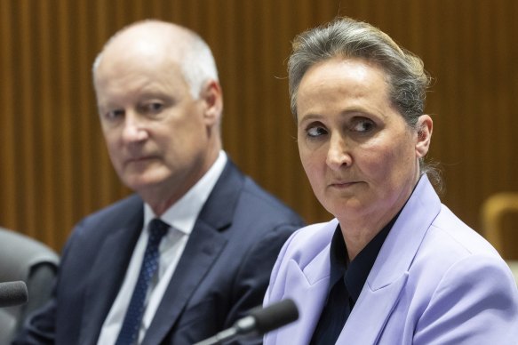 Goyder and new Qantas chief Vanessa Hudson faced a hostile committee chaired by Coalition transport spokesperson Bridget McKenzie.
