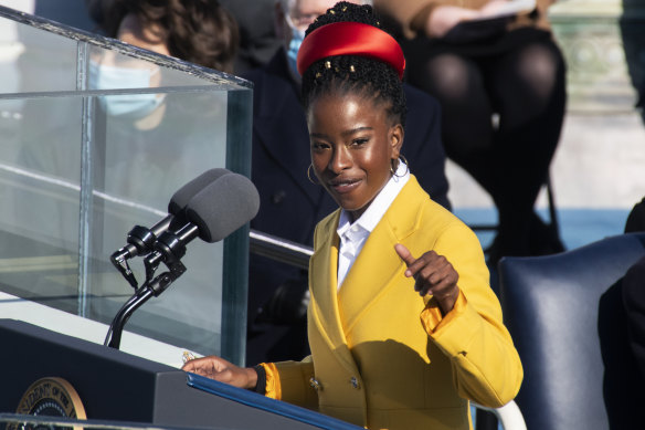 Amanda Gorman won plaudits for her performance at the Biden inauguration.