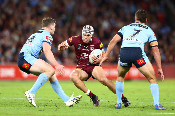 Kalyn Ponga was able to show off his skills in the Origin decider in a way he would rarely be able to if he ever realised his rugby ambitions.