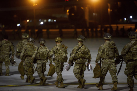 The US dispatched more troops to the Middle East after the attack.