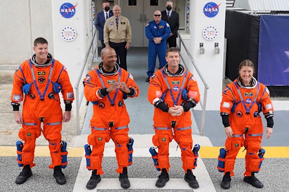Jeremy Hansen, Victor Glover, Reid Wiseman and Christina Koch are heading to the launch pad.