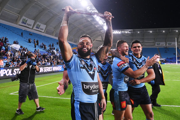 Winger Josh Addo-Carr was left out of the side for Origin I.