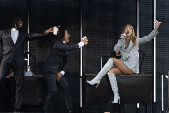 Taylor Swift will need to put her feet up after performing three back-to-back 3.5-hour shows.