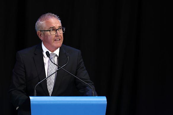 Brisbane Lions coach and Neale Daniher’s great friend, Chris Fagan.