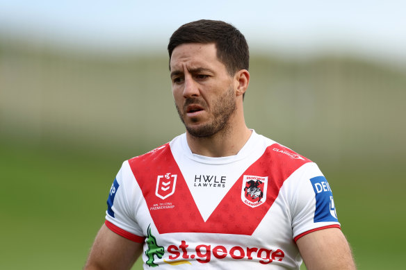 Ben Hunt has carried a heavy load for the Dragons in recent years.